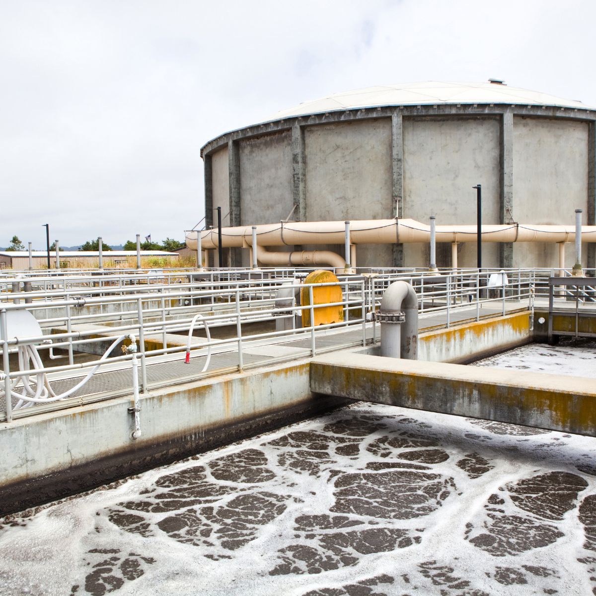 photo d'une usine de traitement